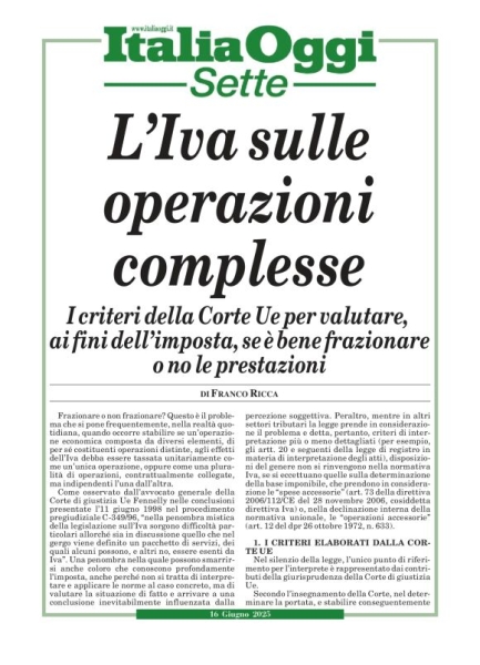 I focus di italia oggi