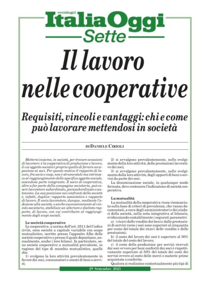 I focus di italia oggi