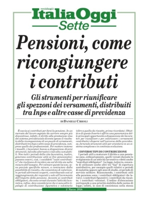 I focus di italia oggi